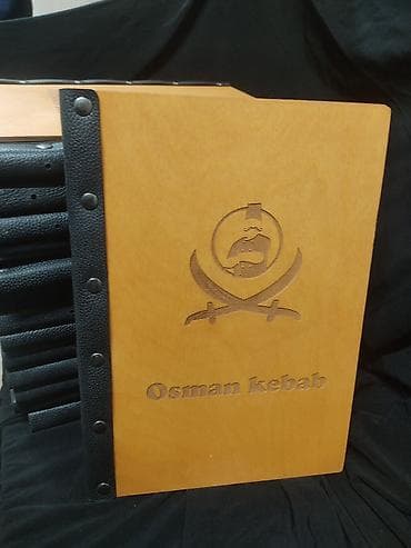 Кафелер, ресторандар үчүн: Деревянные изделия для ресторанов и кафе с лазерной гравировкой под — 3