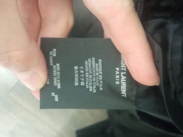 Пальто: Мужское пальто Saint Laurent Paris - Цвет: черный - Крой: длинное — 3