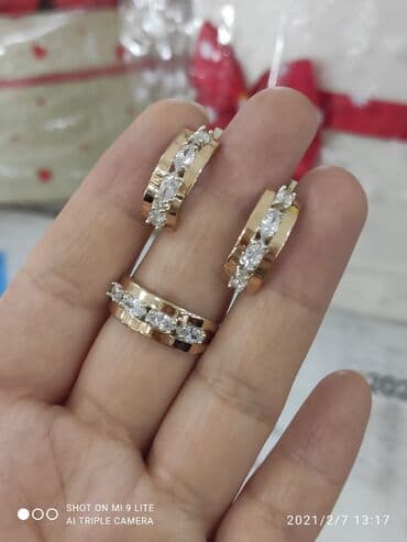 свадебные платья от производителя: Набор украшений, Проба 925, Женские, Новый — 2