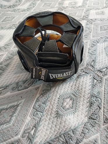 ледобур для рыбалки: Шлем для бокса Everlast, модель с полной защитой лица. - Цвет: черный — 3
