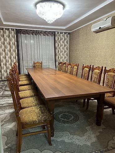 капютерный стол: Стол и стул для зала, Самовывоз, цвет - Коричневый — 1