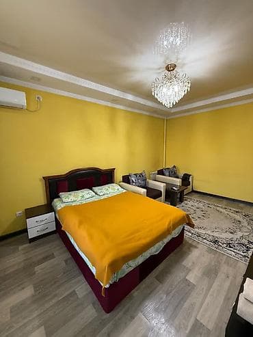 sky hotel: 1 комната, Душевая кабина, Постельное белье, Кондиционер — 3