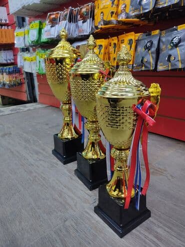 коллекционные монеты нбкр: Кубок для соревнований! Железные! Размеры: А - 52 см В - 47 см С - — 3