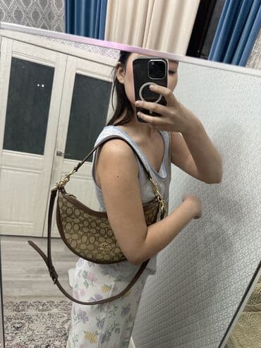 Кол сааттар: Классикалык сумка, Coach, Материалы: Айкалыштырылган материал, Сыдырмалуу, Аялдарга — 4