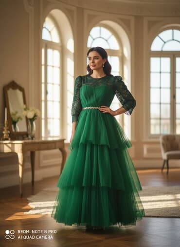 прокат платья на осенний бал: Продаю бальное ёлочка платье ручной работы подойдёт для девочек 6-7-8 — 1