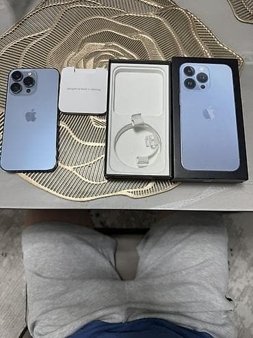 айфон кызыл кия: IPhone 13 Pro, Sierra Blue, Коробка — 3