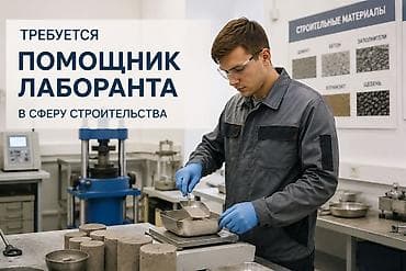 сму геология: Требуется помощник технолога/лаборанта в сфере строительства — 2