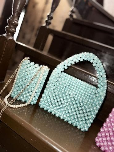сумки из бусинок: Женские сумки из бусин, ручная работа - Материал: акриловые — 2