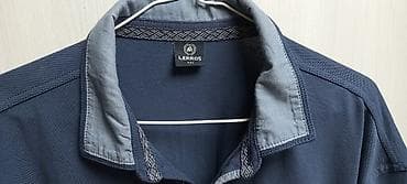 lining s: Мужское поло LERROS (размер XXL) - Цвет: темно-синий. - Классический — 4