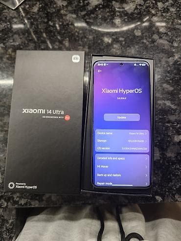 mi air: Xiaomi, 14 Ultra, Б/у, 256 ГБ, цвет - Голубой, 2 SIM — 8