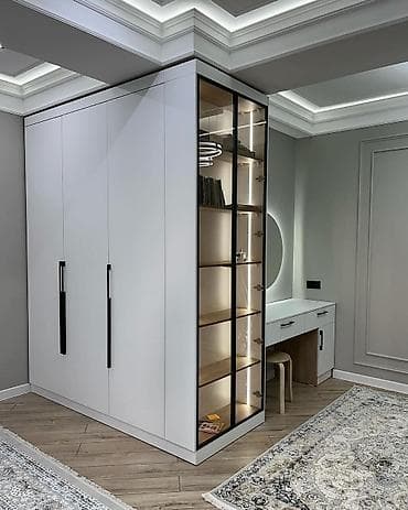 спальни гарнитур: ЖАНЫ ДИЗАЙНДАГЫ ХАЙТЕК СТИЛИНДЕГИ ПОТОЛОККО ЧЕЙИНКИ ШКАФ, ПРИХОЖКА — 10