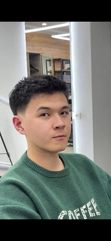 каббан: Мужские стрижки за 149 сом!!! Стригут стажеры практиканты👍 - — 3