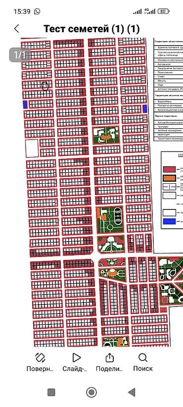 продажа участков кок жар: 4 соток, Для строительства, Красная книга — 1