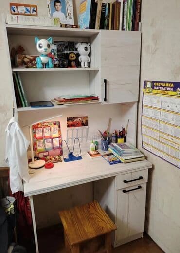 абуди а4: Письменный стол, Б/у — 1