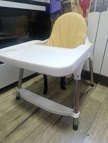 детское кресло в комнату: Детский стульчик для кормления. - Удобное пластиковое сиденье с — 1