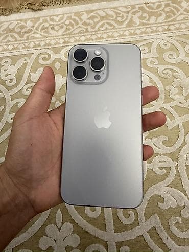 IPhone 15 Pro Max, Б/у, 256 ГБ, Natural Titanium, 88 %
