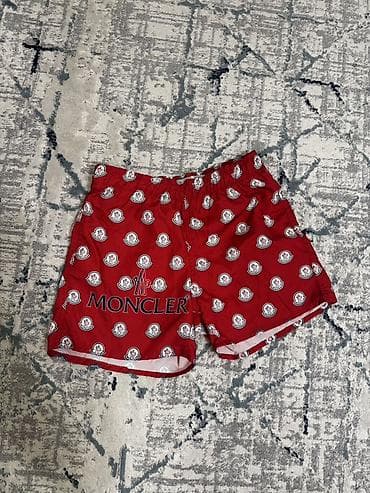 халаты бу: Мужские шорты, S, Moncler, Б/у, цвет - Красный — 2