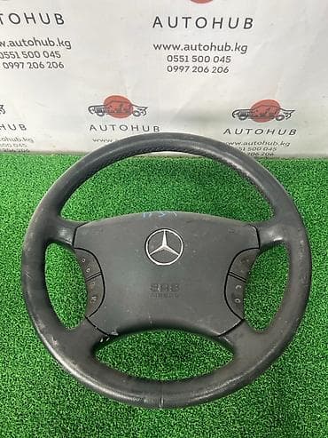 Руль с аирбэгом для Mercedes‑Benz S‑Class W220. - Оригинальная деталь at lalafo.kg Руль с аирбэгом для Mercedes‑Benz S‑Class W220. - Оригинальная деталь
