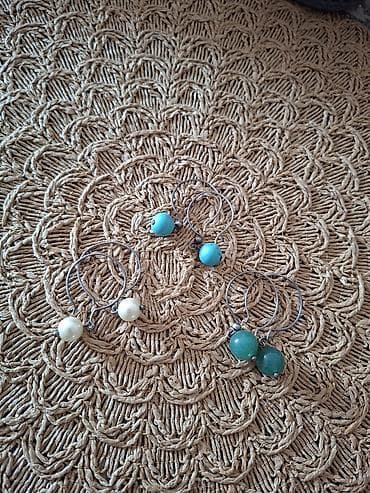 Ювелирные изделия: Комплект маркеров для вязания с бусинами - Набор из 6 маркеров на — 1