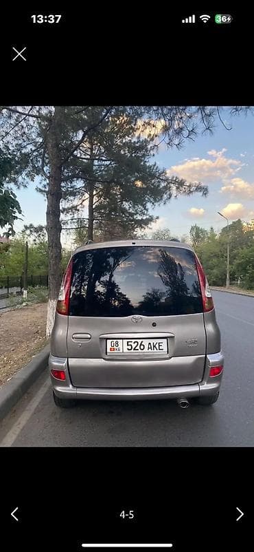 Toyota: Toyota Yaris Verso: 2004 г., 1.3 л, Автомат, Бензин, Минивэн — 5