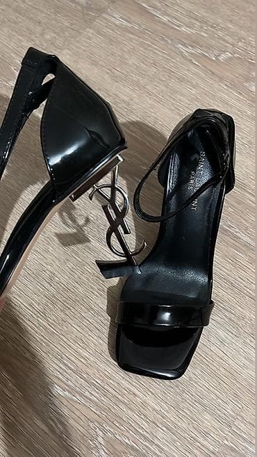Личные вещи: Босоножки, 35.5, Yves Saint Laurent, Новый, цвет - Черный, Самовывоз, Платная доставка — 5