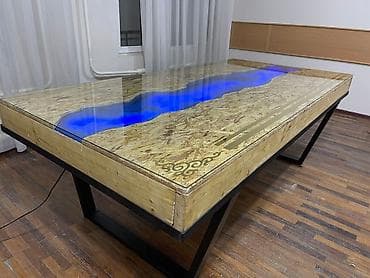 столик с зеркалом: Комплект садовой мебели, Дерево — 1