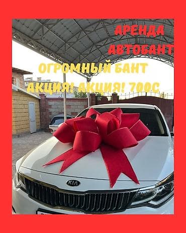 сукутер арзан: Аренда и оформление для сюрприза с автомобилем - Огромный авто-бант — 1