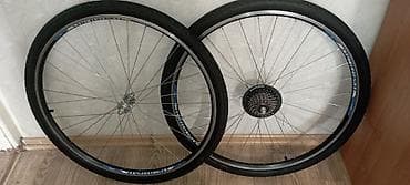 Спорт жана хобби: Пара велосипедных колёс 28" (700C) - Диаметр: 28" / 700C - Покрышки — 1