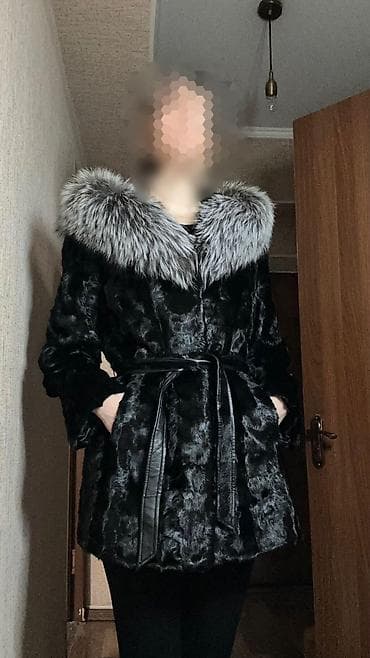 Шуба, Норка, Короткая модель, С капюшоном, L at lalafo.kg Шуба, Норка, Короткая модель, С капюшоном, L