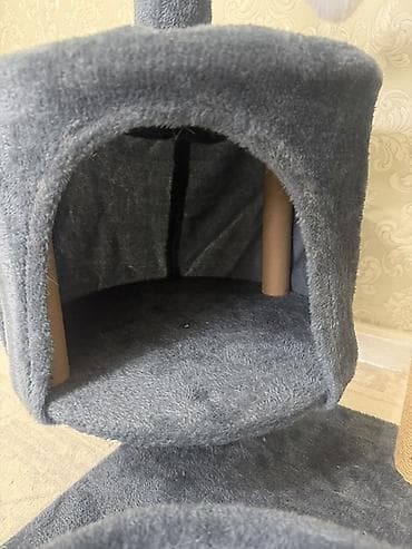 кошка игрушка: Игровой комплекс для кошек с домиком и когтеточкой - Компактный — 2