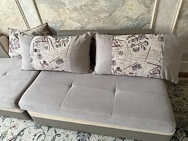 2 этажный диван: Угловой диван, C подушками — 2