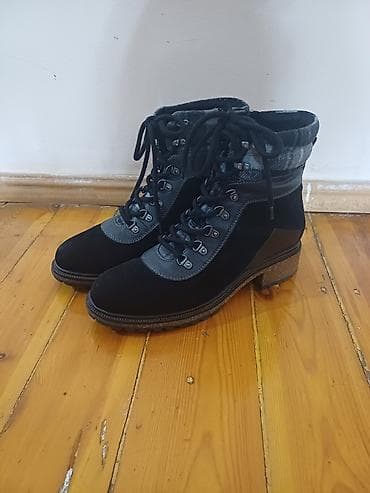 ош обувь: Ботинки, 42, Б/у, цвет - Черный, Самовывоз — 2