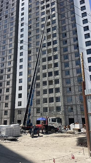 Аренда строительного автоподъёмника (автовышки) для высотных работ