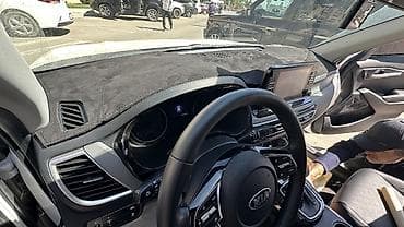 картер: Ворсовые Накидка на панель Kia, цвет - Черный, Новый, Самовывоз, Платная доставка — 3