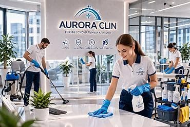 Профессиональный клининг AURORA CLIN - Комплексная уборка офисов и