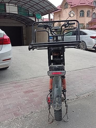 дрон грузовой: Электроскутер DRONGO с грузовой корзиной и задней платформой — 8