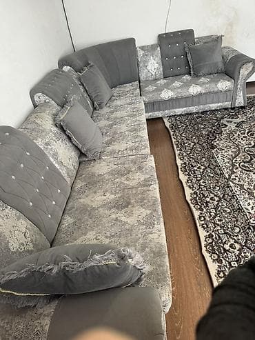 кресла кровати: Угловой диван, C подушками — 3