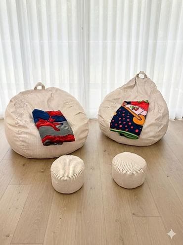 дедский одежда: Мягкие кресла-груши с пуфами Вновь в наличии пуфики Материал — 2