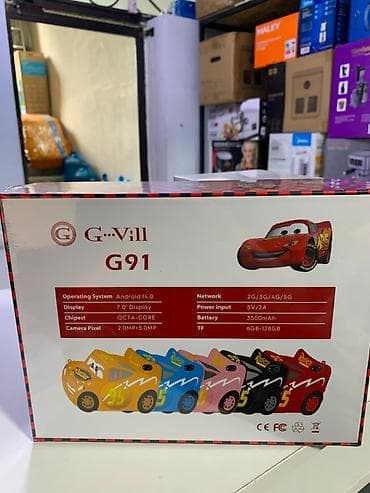 Планшеты: Планшет, память 128 ГБ, 6" - 7", 5G, Новый, Детский цвет - Красный — 3