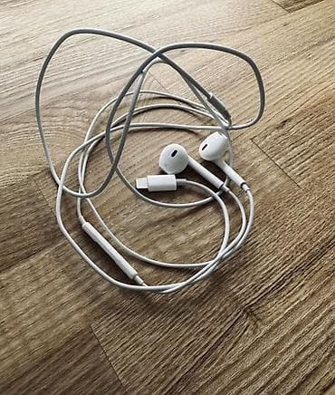 Вкладыши, Apple, Б/у, Проводные, Классические