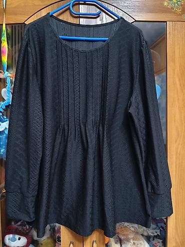 топы в синюю полоску: Топ, Вискоза, Китай, Ассиметричная модель, Новый — 7