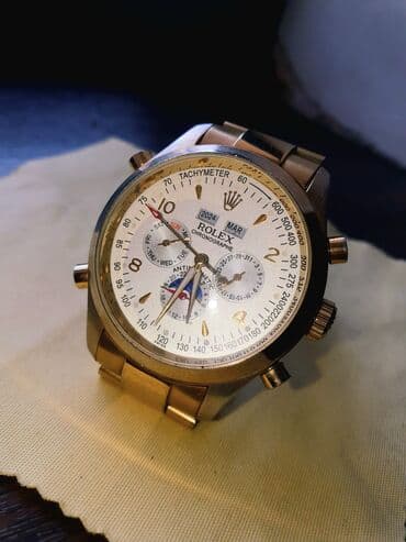 швейцарские часы омега: Классикалык сааттар саат, Rolex, Латунь, Финляндия, Суу өткөрбөөчү, Эркектердики, Жаңы — 3