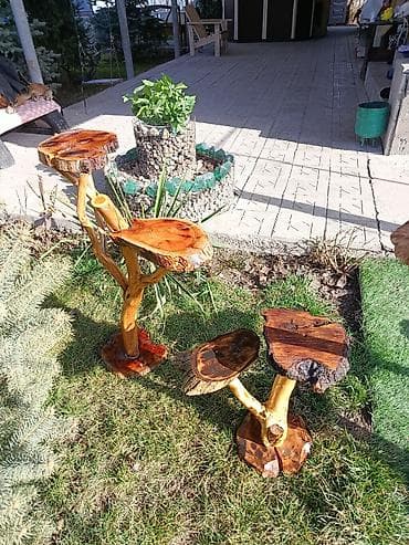 Полка, этажерка для цветов, Дерево