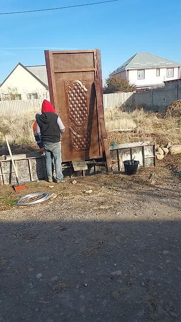 Металлический забор, Неоцинкованный профнастил, Декоративный, Покраска забора
