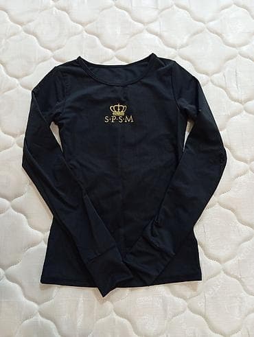 Спортивный комплект и лонгслив, черный цвет. Д В комплекте: - Топ Kim