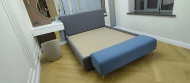 детскую кроватку кроватка к: Двуспальная кровать, Новый, С мягкой обивкой, длина - 180 см — 1