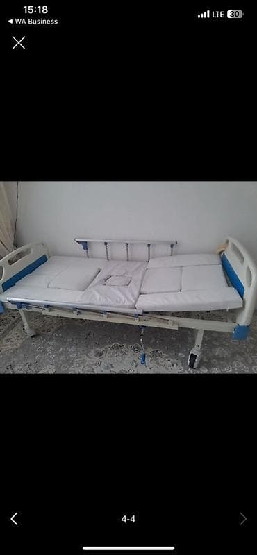 Медицинская мебель: Функциональная медицинская кровать с механическим приводом — 4