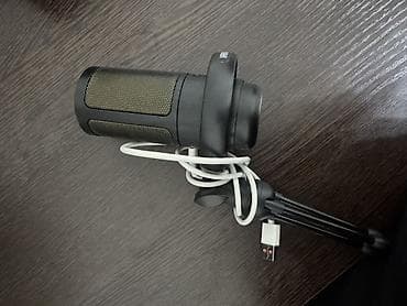 USB-микрофон IRRAZE с RGB‑подсветкой - Проводной конденсаторный