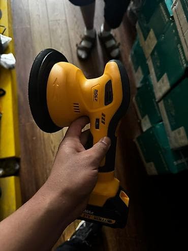 Үй жана бакча: Аккумуляторная ротационно‑эксцентриковая полировальная машина ROLF 21V — 4