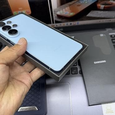 tecno phantom x2: Samsung Galaxy S26 Ultra, Б/у, 512 ГБ, цвет - Голубой, 1 SIM, 2 SIM, eSIM — 4